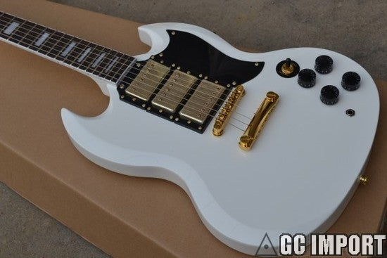 Gibson SG Custom Shop White 3 Pickups Chinese Replica