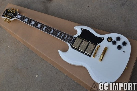 Gibson SG Custom Shop White 3 Pickups Chinese Replica