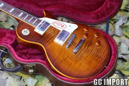 Gibson Les Paul Standard R9 1959 Tiger Flamed Chinese Replica