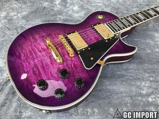 Gibson Les Paul Custom Shop Purple Edge Burst Chinese Replica