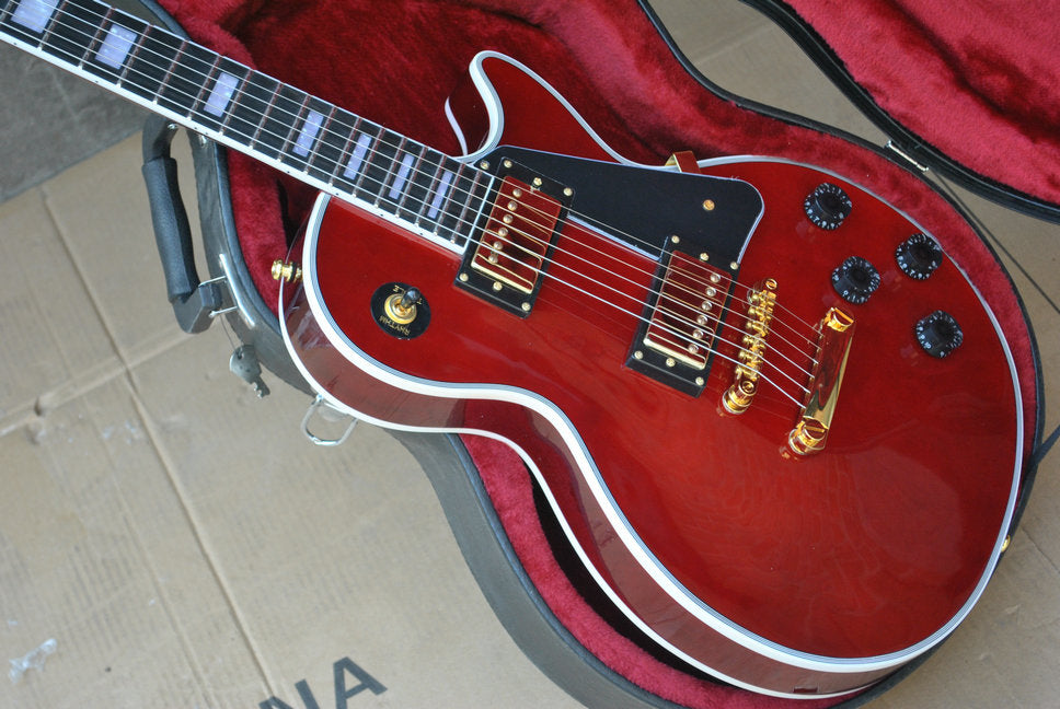 Gibson Les Paul Custom Shop Wine Red Chinese Replica