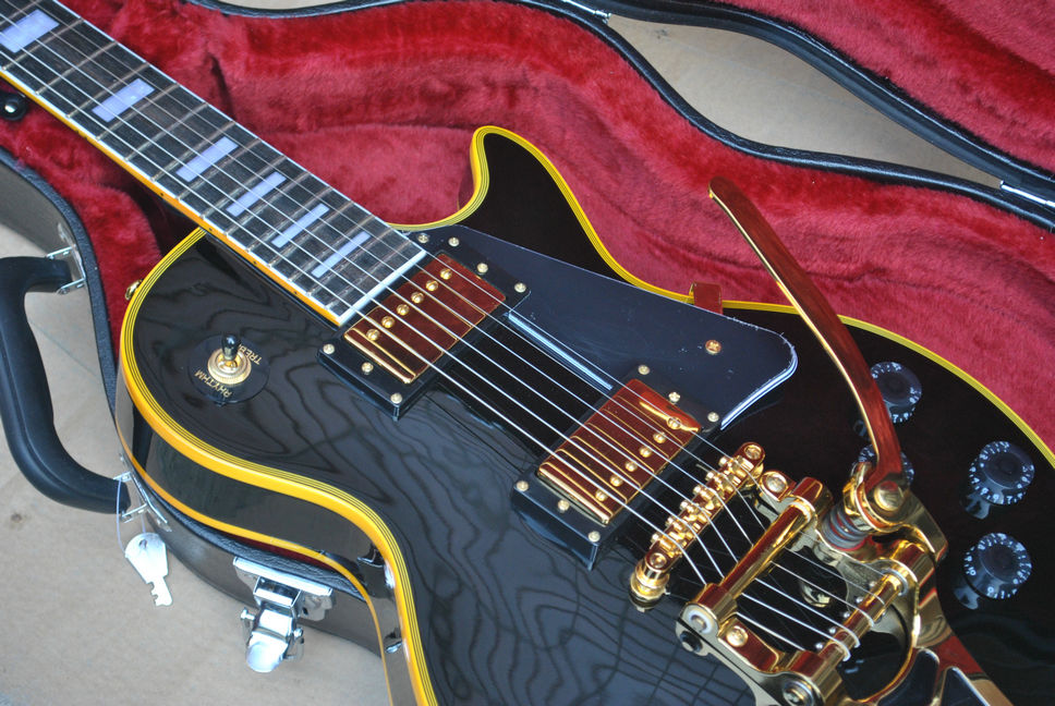 Gibson Les Paul Custom Shop Black Beauty Bigsby Chinese Replica