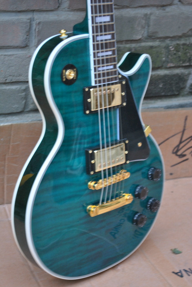 Gibson Les Paul Custom Shop Blue Sea Chinese Replica