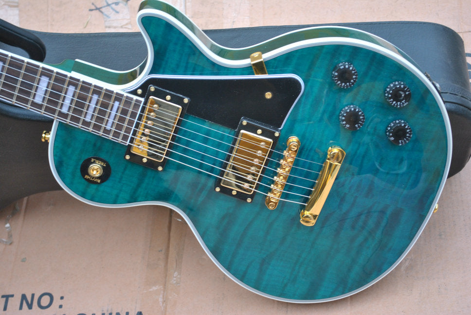 Gibson Les Paul Custom Shop Blue Sea Chinese Replica