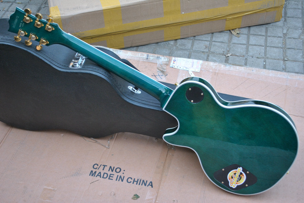 Gibson Les Paul Custom Shop Blue Sea Chinese Replica