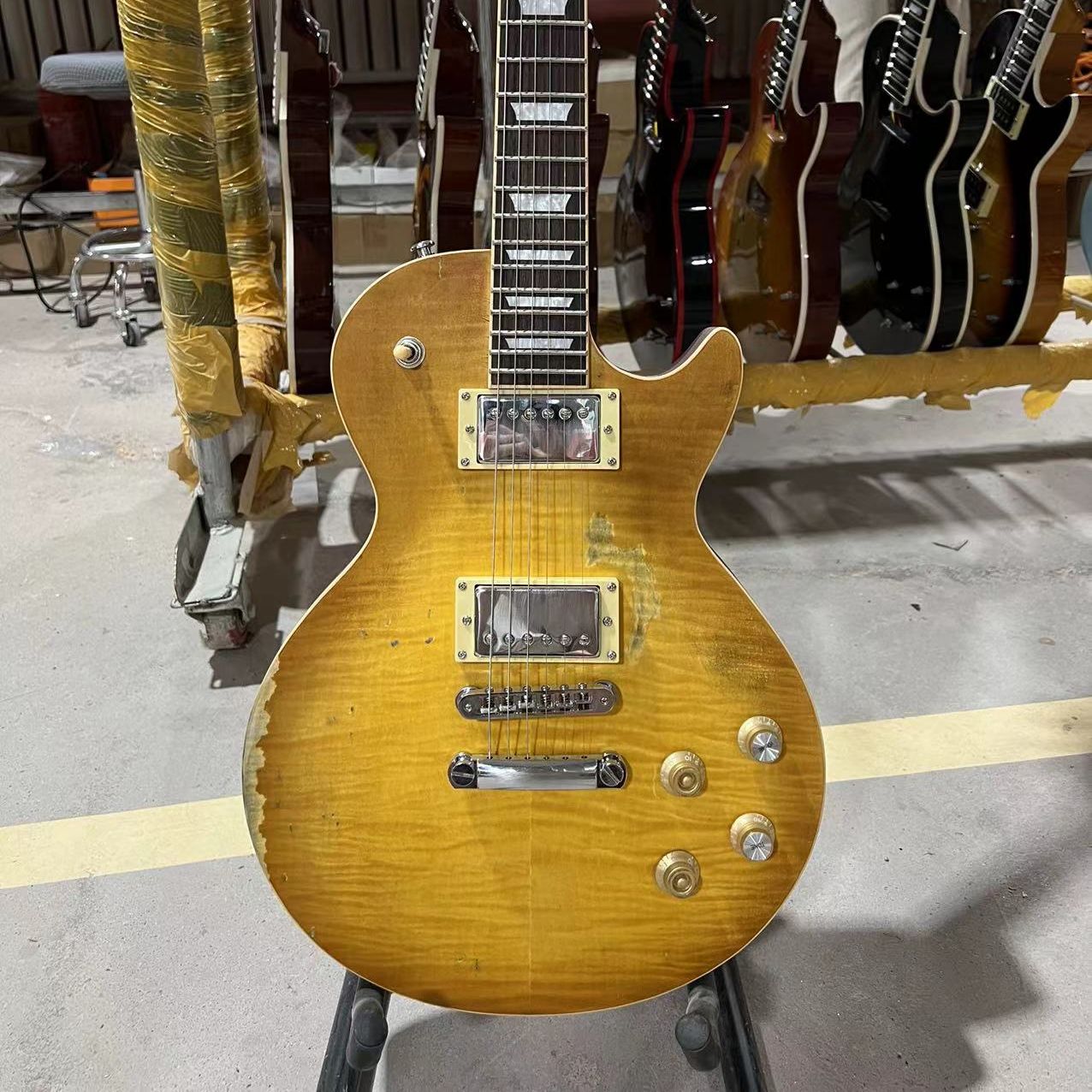 Gibson Les Paul Gary Moore 59 Aged Greeny Chinese Replica