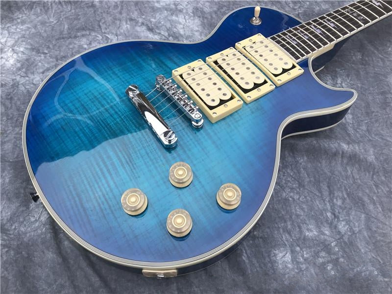 Gibson Les Paul Custom Blue Burst Ace Frehley Chinese Replica